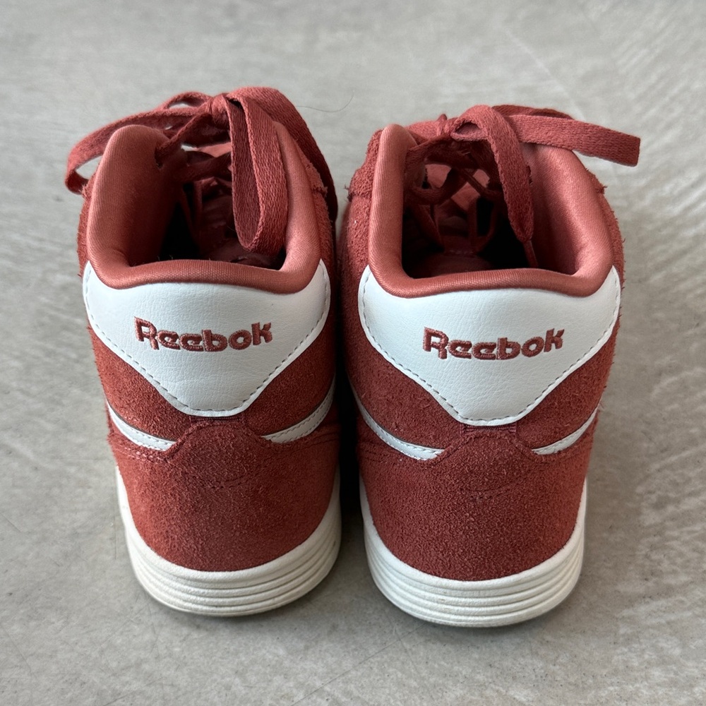 Reebok Women’s Mid-Top Suede Sneakers in Rust - Picture 4 of 7